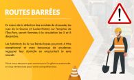 ROUTES BARRÉES